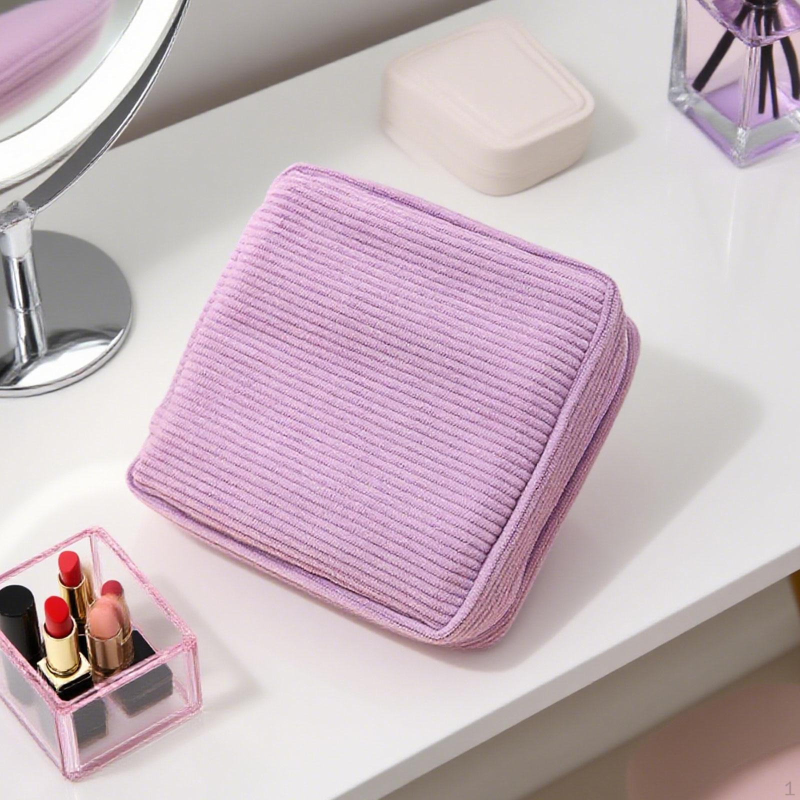 Corduroy Period Bag Makeup Multifunctional Gifts Reusable Mini Cosmetic Bags Pads Bags, for фиолетовый
Corduroy Period Bag Makeup Multifunctional Gifts Reusable Mini Cosmetic Bags Pads Bags, for фиолетовый