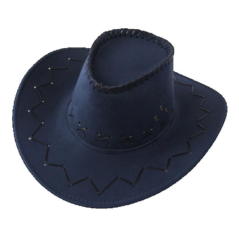 Fashion Simple Adult Kids Cowboy Hat Western Child Cowgirl Hats Halloween Birthday Costumes Accessories Holiday Decorations Kids (54cm) Темно-синій
Fashion Simple Adult Kids Cowboy Hat Western Child Cowgirl Hats Halloween Birthday Costumes Accessories Holiday Decorations Kids (54cm) Темно-синій