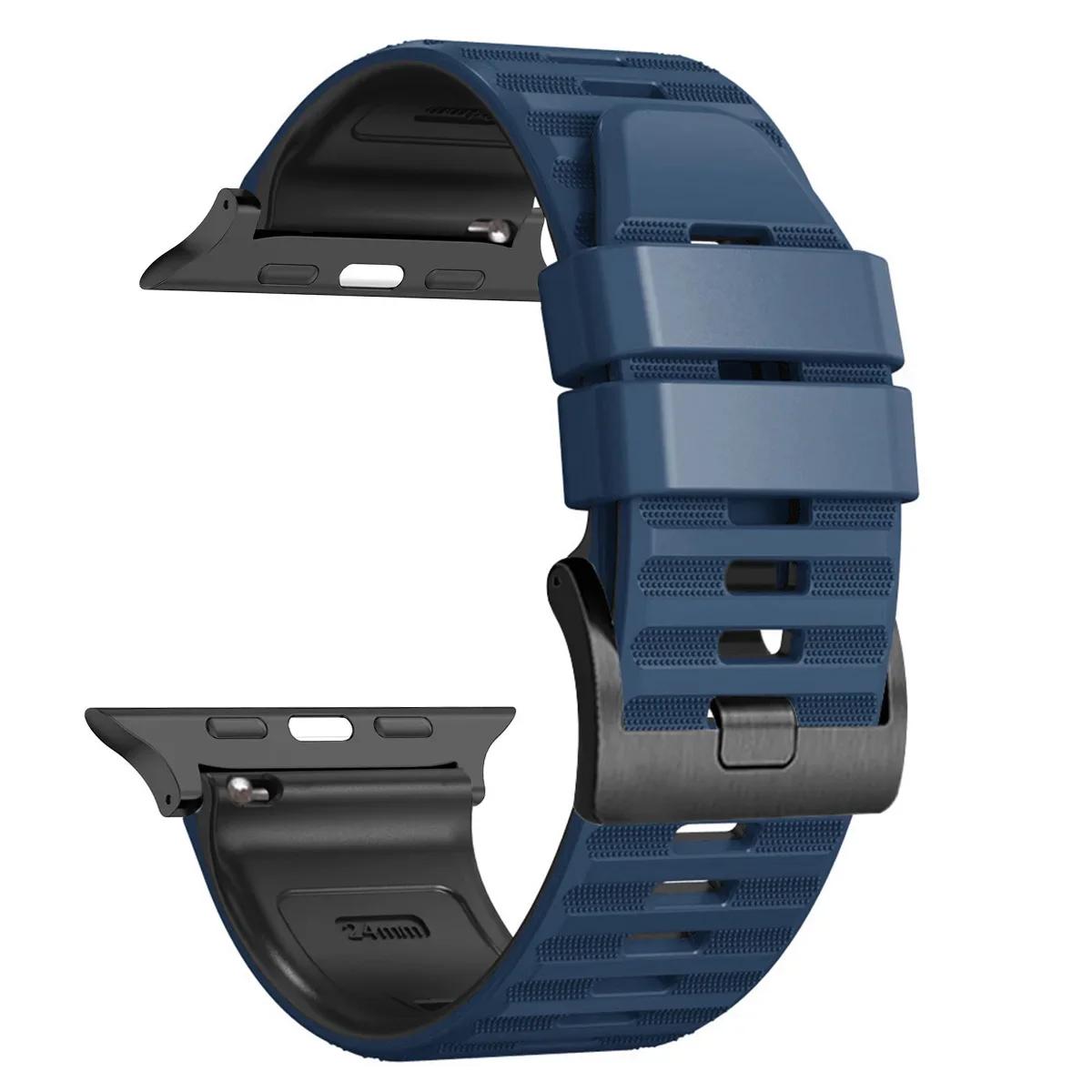 Силіконовий Ремінець Для Apple Watch Ремінець 45мм 46мм 49мм Браслет для IWatch Серії 11 10 9 8 7 6 5 Se 4 3 Ultra 3 2 49мм Аксесуари 44 45 46 49MM midnight синього кольору
Силіконовий Ремінець Для Apple Watch Ремінець 45мм 46мм 49мм Браслет для IWatch Серії 11 10 9 8 7 6 5 Se 4 3 Ultra 3 2 49мм Аксесуари 44 45 46 49MM midnight синього кольору