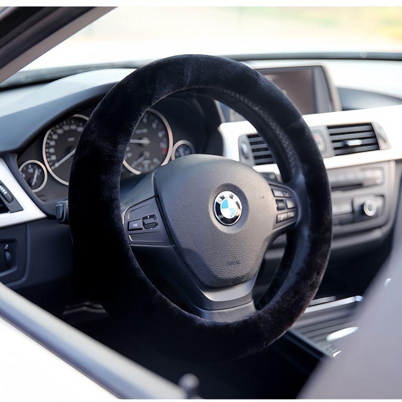 Winter Wool Car Steering Wheel Cover, Black, Unisex, Plush Car Handle Cover, Round D-Shaped, Korean Import Black Round
Winter Wool Car Steering Wheel Cover, Black, Unisex, Plush Car Handle Cover, Round D-Shaped, Korean Import Black Round