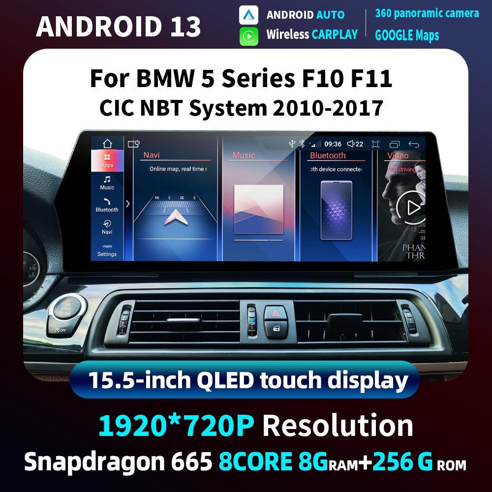 BMW 5 Series F10/F11 15.5 Android Control Screen with CarPlay Navigation 4+64G Snapdragon 665
BMW 5 Series F10/F11 15.5 Android Control Screen with CarPlay Navigation 4+64G Snapdragon 665