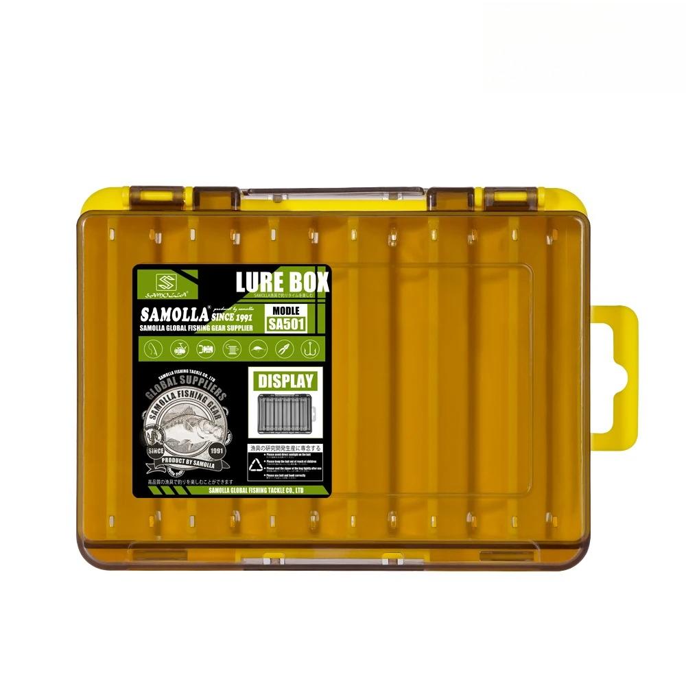 SAMOLLA Double-Sided Compact Tackle Box - Streamline Fishing with Durable, Versatile Organizer for Lures, Hooks, Baits
SAMOLLA Double-Sided Compact Tackle Box - Streamline Fishing with Durable, Versatile Organizer for Lures, Hooks, Baits