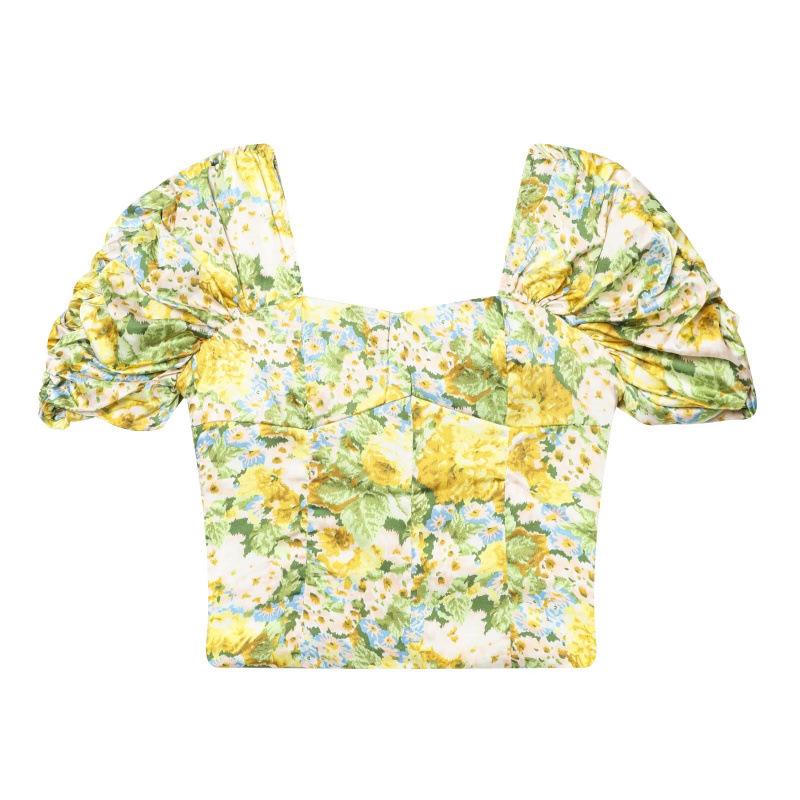 2026 Spring European & American Style Fashionable Ink Wash Print Slim-fit Cropped Top M зелений
2026 Spring European & American Style Fashionable Ink Wash Print Slim-fit Cropped Top M зелений