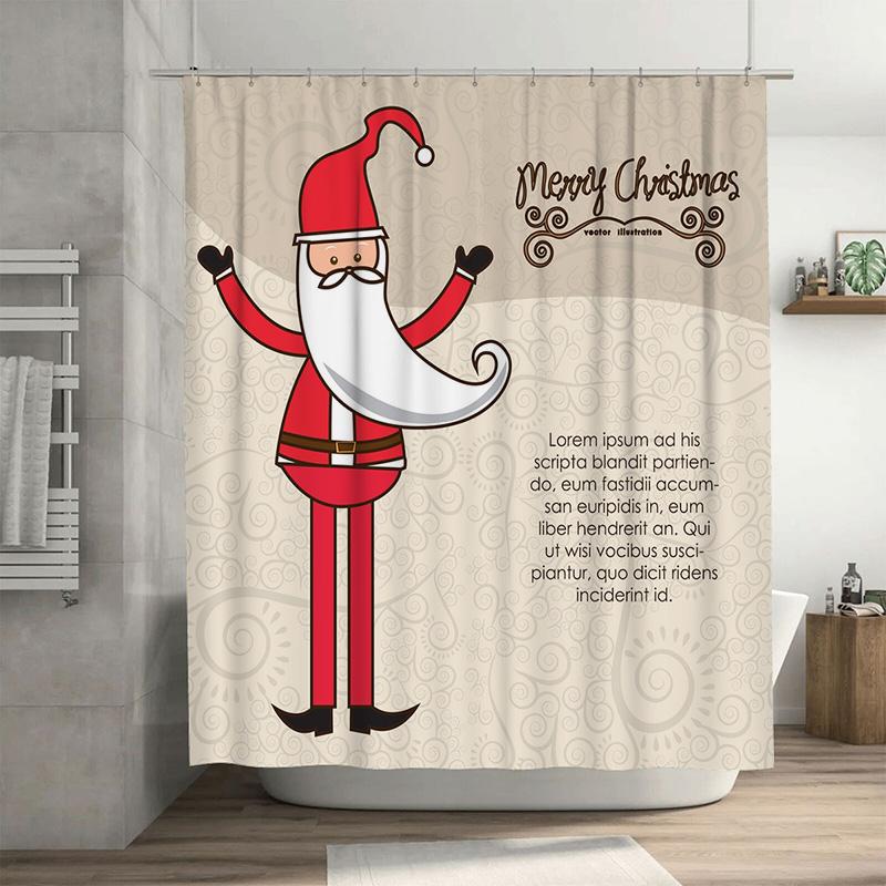 Tu Santa Claus Shower Curtain Christmas Holiday Decor Festive Bathroom Set Holiday Home Decor Festive Xmas Party Gift W60H190(CM)-1 Pcs
Tu Santa Claus Shower Curtain Christmas Holiday Decor Festive Bathroom Set Holiday Home Decor Festive Xmas Party Gift W60H190(CM)-1 Pcs