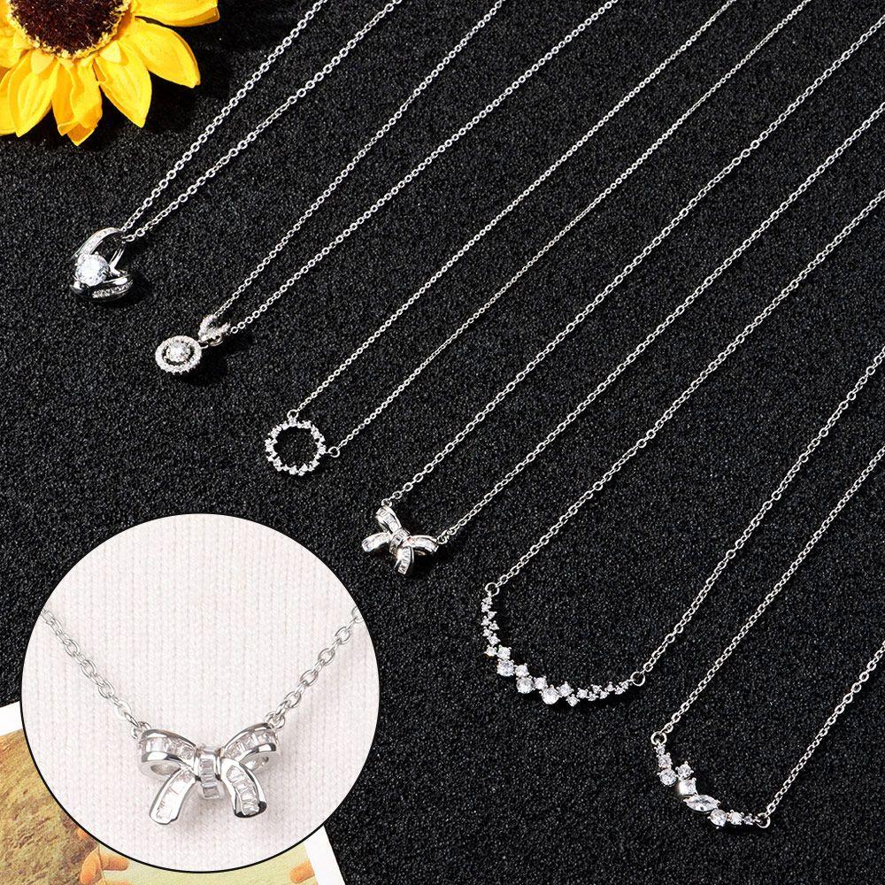 Luxury Women Wedding Bridal Jewelry Necklace Zircon Pendant Silver Necklace Pendant Cubic Zirconia
Luxury Women Wedding Bridal Jewelry Necklace Zircon Pendant Silver Necklace Pendant Cubic Zirconia