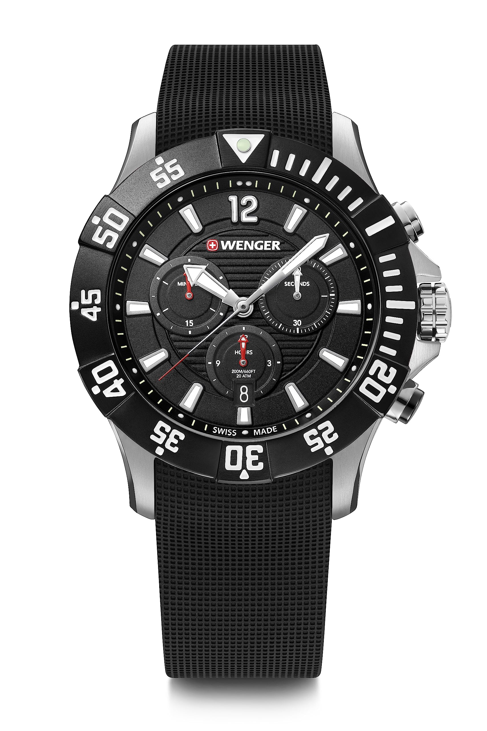 Wenger SEAFORCE CHRONO 01.0643.118 Quartz Watch
Wenger SEAFORCE CHRONO 01.0643.118 Quartz Watch