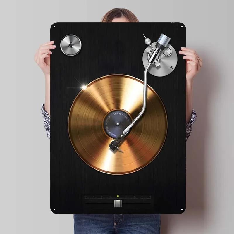 Gold Vinyl DJ Turntable Pop Art Poster Vintage Decor Metal Tin Sign Plaque for Wall Art Decoration Coffee Bar Club America Retro 20x30cm(7.8x11.8inch)
Gold Vinyl DJ Turntable Pop Art Poster Vintage Decor Metal Tin Sign Plaque for Wall Art Decoration Coffee Bar Club America Retro 20x30cm(7.8x11.8inch)