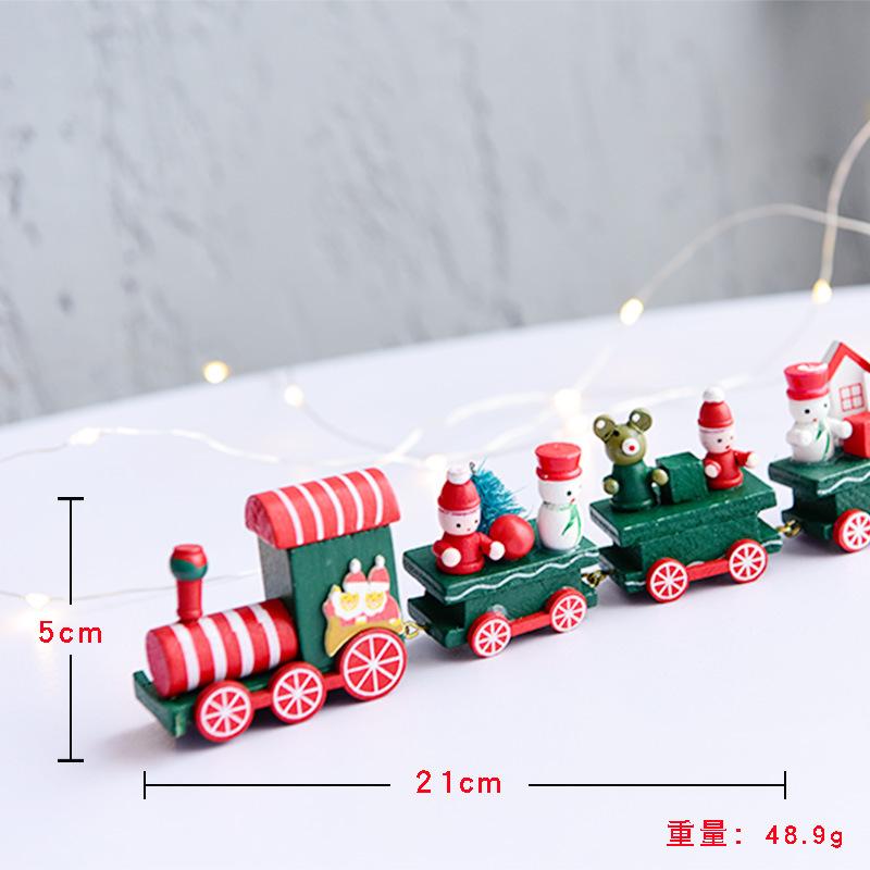 Wooden Painted Small Train Christmas Gifts Creative Holiday Decorations Ornaments for Festive Home Decoration
Wooden Painted Small Train Christmas Gifts Creative Holiday Decorations Ornaments for Festive Home Decoration
