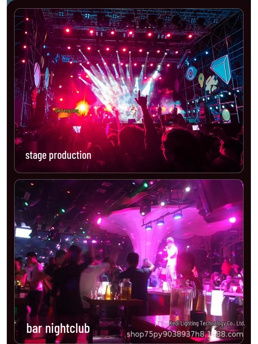 18-LED 4-in-1 Remote Control Stage Light for Weddings EU Plug
18-LED 4-in-1 Remote Control Stage Light for Weddings EU Plug