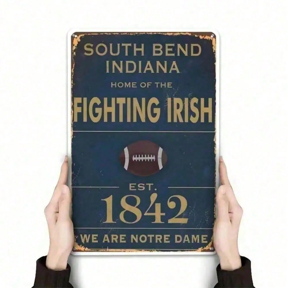 Vintage Tin Sign Metal Wall Art Retro Pub Decor Man Cave College Football Memorabilia різнокольоровий
Vintage Tin Sign Metal Wall Art Retro Pub Decor Man Cave College Football Memorabilia різнокольоровий