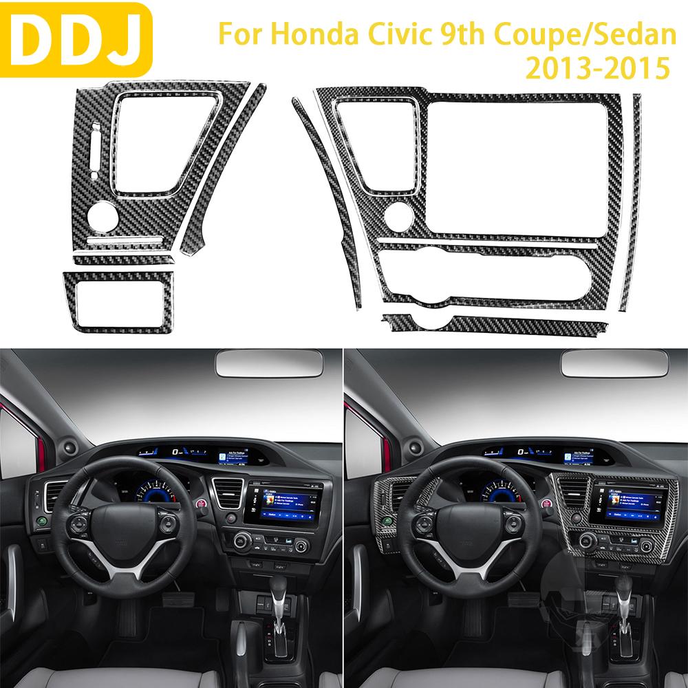 Для Honda Civic 9th Coupe/Sedan 2013-2015 аксессуары из углеродного волокна, комплект консоли для салона автомобиля из углеродного волокна
Для Honda Civic 9th Coupe/Sedan 2013-2015 аксессуары из углеродного волокна, комплект консоли для салона автомобиля из углеродного волокна