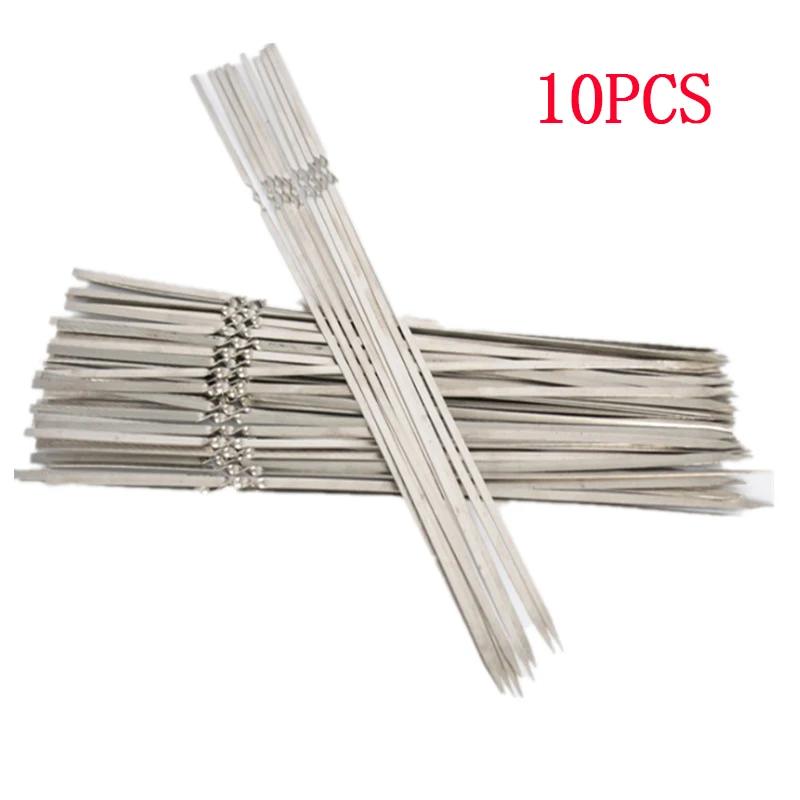Skewers for Barbecue Reusable Grill Stainless Steel Skewers Shish Kebab BBQ Camping Flat Forks Gadgets Kitchen Accessories Tools
Skewers for Barbecue Reusable Grill Stainless Steel Skewers Shish Kebab BBQ Camping Flat Forks Gadgets Kitchen Accessories Tools