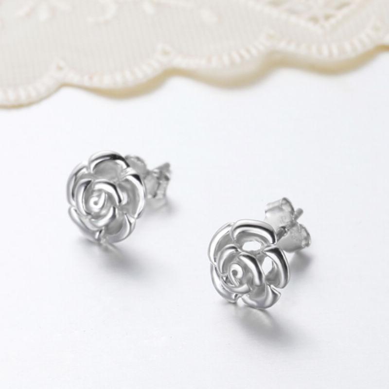 Buyee 925 Sterling Silver Female Stud Earring Elegant Rose Flower Small Earring for Women Fashion Fine Jewelry Earring Gift
Buyee 925 Sterling Silver Female Stud Earring Elegant Rose Flower Small Earring for Women Fashion Fine Jewelry Earring Gift