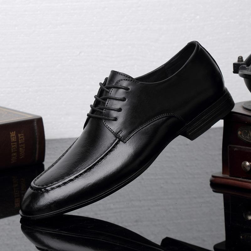 Autumn first layer cowhide top pointed lace-up breathable shallow mouth business banquet versatile leather shoes rubber non-slip sole 35
Autumn first layer cowhide top pointed lace-up breathable shallow mouth business banquet versatile leather shoes rubber non-slip sole 35