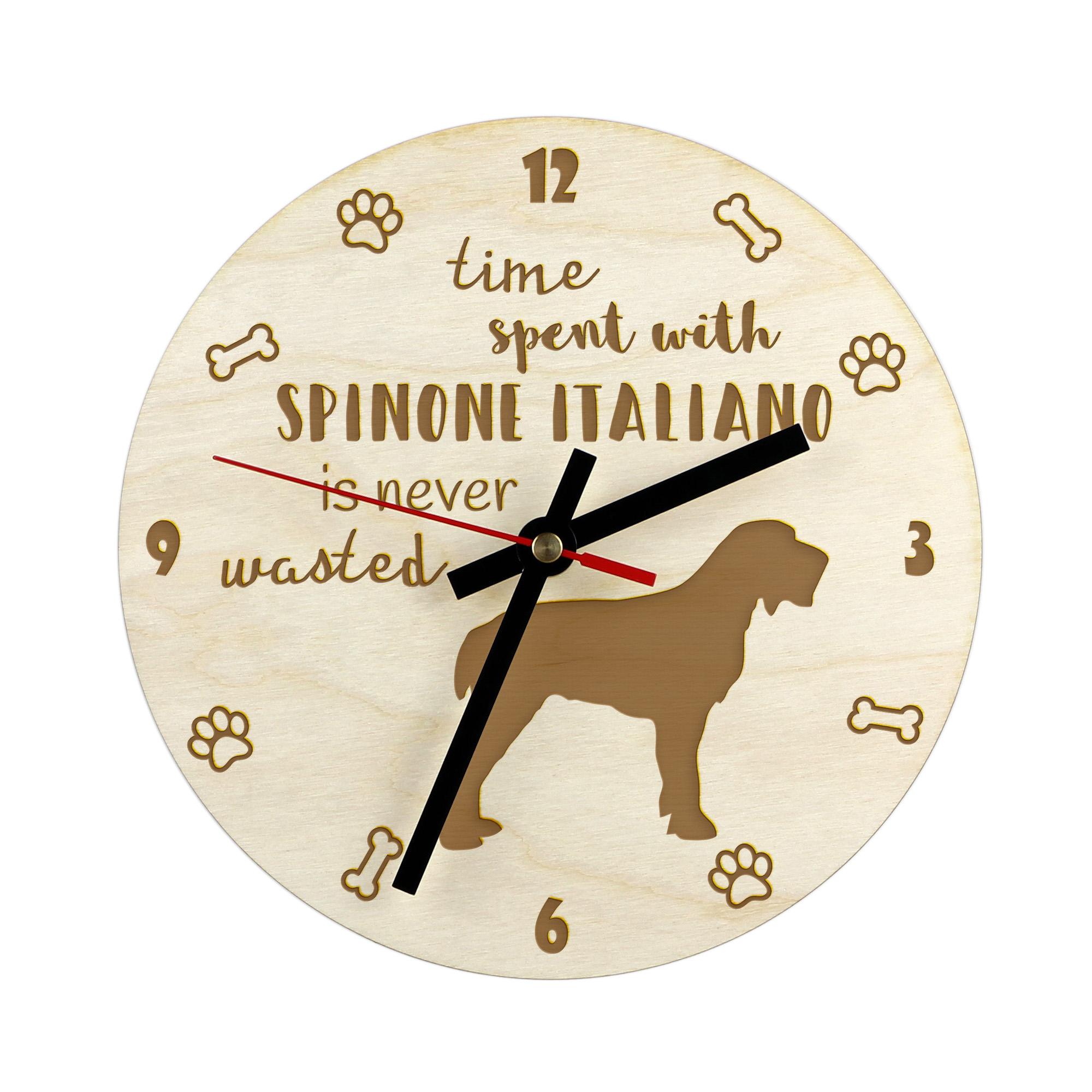 Italian Spinone, Spinone Italiano, Bracco Spinoso - clock with dog, wooden clock with engraving, personalised clock by Art-Dog
Italian Spinone, Spinone Italiano, Bracco Spinoso - clock with dog, wooden clock with engraving, personalised clock by Art-Dog