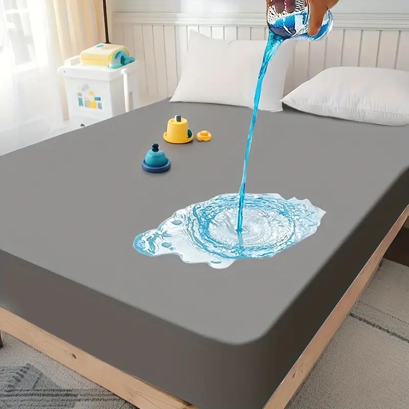 Гладкий наматрасник простыня водонепроницаемый чехол на матрас антиклещевой и моющийся протектор для кровати 100x200x35cm
Гладкий наматрасник простыня водонепроницаемый чехол на матрас антиклещевой и моющийся протектор для кровати 100x200x35cm