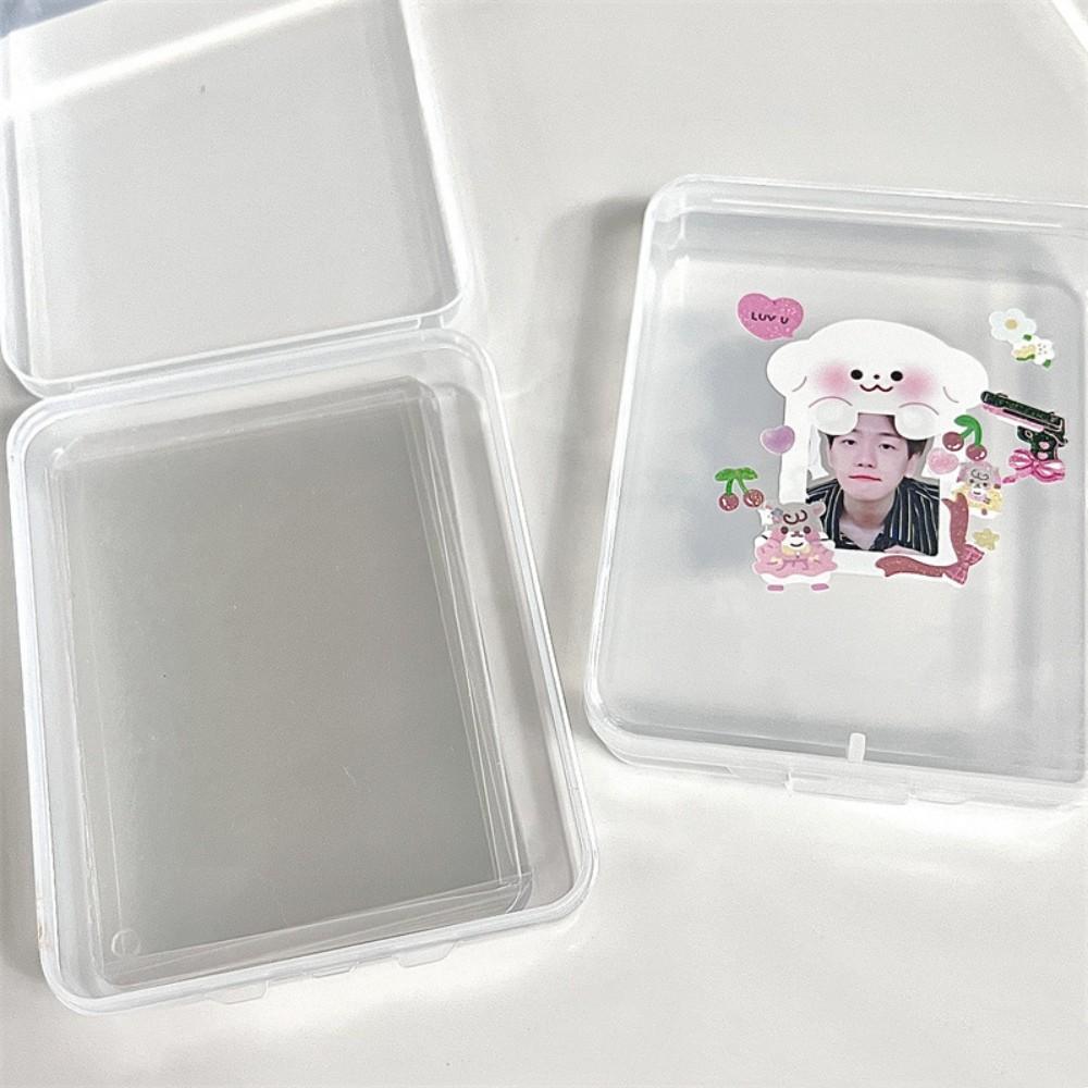 Ins Transparent Plastic Storage Box Photocards Small Card Storage Box Desk Organizer Box Case Classification Box Stationery Box прозорий
Ins Transparent Plastic Storage Box Photocards Small Card Storage Box Desk Organizer Box Case Classification Box Stationery Box прозорий