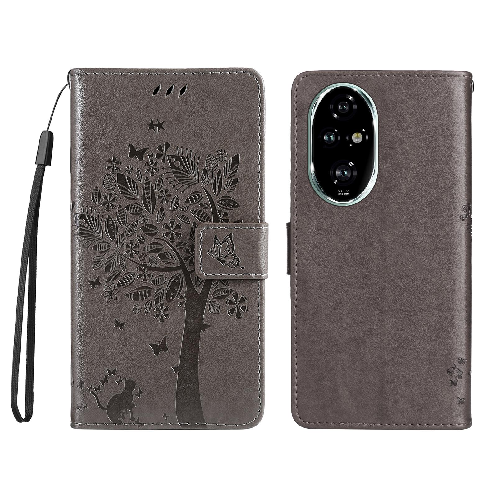 For Honor 200 Pro 5G Phone Case with Stand Cat Tree Pattern Leather Wallet Mobile Cover Grey
For Honor 200 Pro 5G Phone Case with Stand Cat Tree Pattern Leather Wallet Mobile Cover Grey