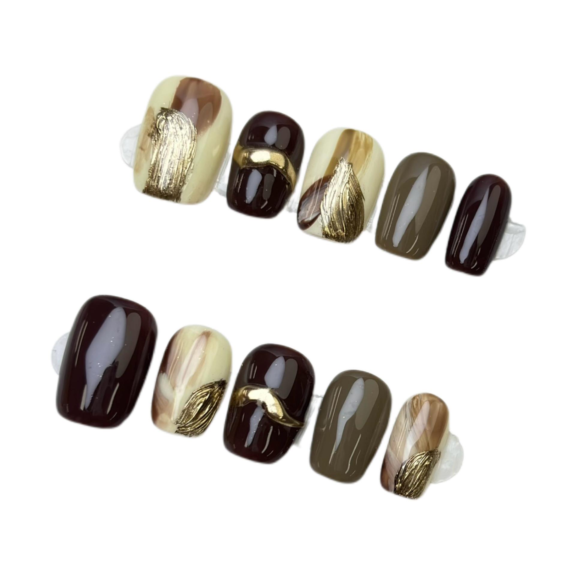 Nocturne Handmade Black Ombre Nails - Hand-painted with Magic Mirror Powder for a High-end Finish Medium
Nocturne Handmade Black Ombre Nails - Hand-painted with Magic Mirror Powder for a High-end Finish Medium