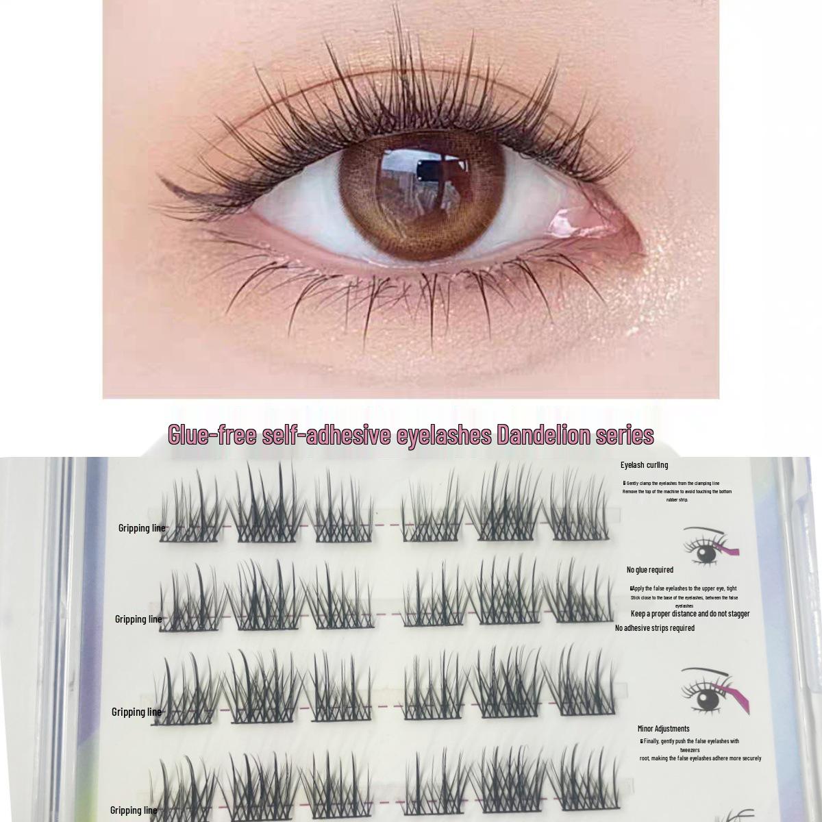 Glue-Free Dandelion False Eyelashes - Natural, Segmented, Hassle-Free. Who Wouldn t Love Them
Glue-Free Dandelion False Eyelashes - Natural, Segmented, Hassle-Free. Who Wouldn t Love Them