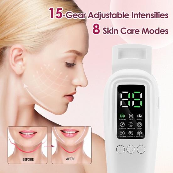 V Face Thin Instrument EMS Микротоковая высокочастотная вибрация Регулируемая лента Укрепляющий омолаживающий косметический прибор для кожи для похудения подбородка белый
V Face Thin Instrument EMS Микротоковая высокочастотная вибрация Регулируемая лента Укрепляющий омолаживающий косметический прибор для кожи для похудения подбородка белый