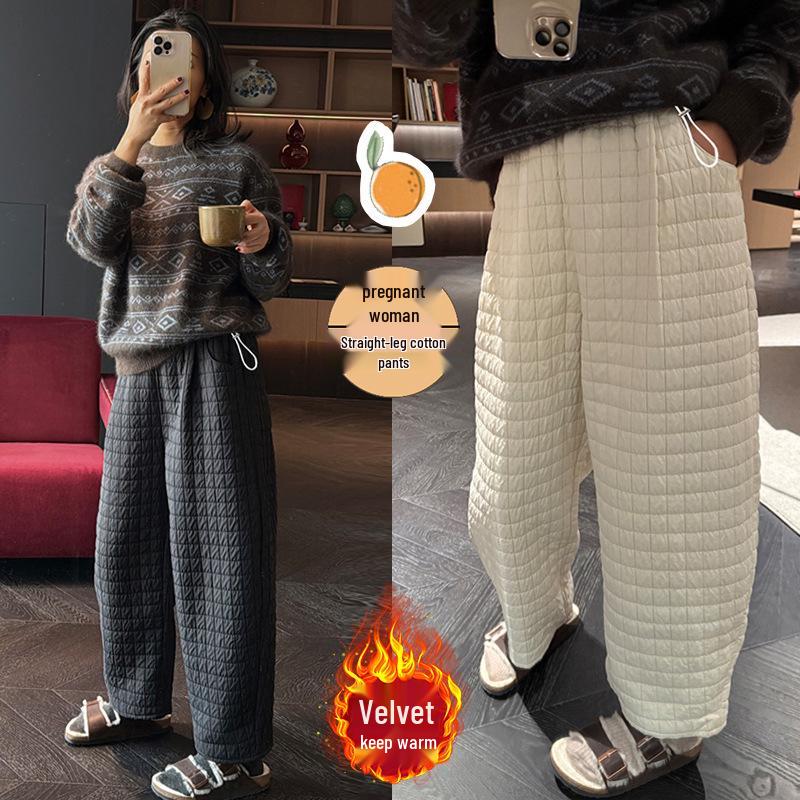 2025 Autumn/Winter Maternity Warm Cotton Leggings – Fashionable, Comfortable, Velvet-Lined, Casual Straight-Leg Pants for Pregnant Women XL
2025 Autumn/Winter Maternity Warm Cotton Leggings – Fashionable, Comfortable, Velvet-Lined, Casual Straight-Leg Pants for Pregnant Women XL