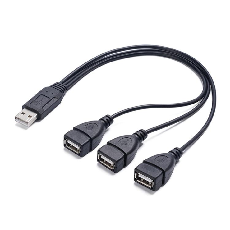 USB-розгалужувач Кабель від штекера до трьох гнізд для розширення підключення в автомобільних офісах та домашніх умовах 1
USB-розгалужувач Кабель від штекера до трьох гнізд для розширення підключення в автомобільних офісах та домашніх умовах 1