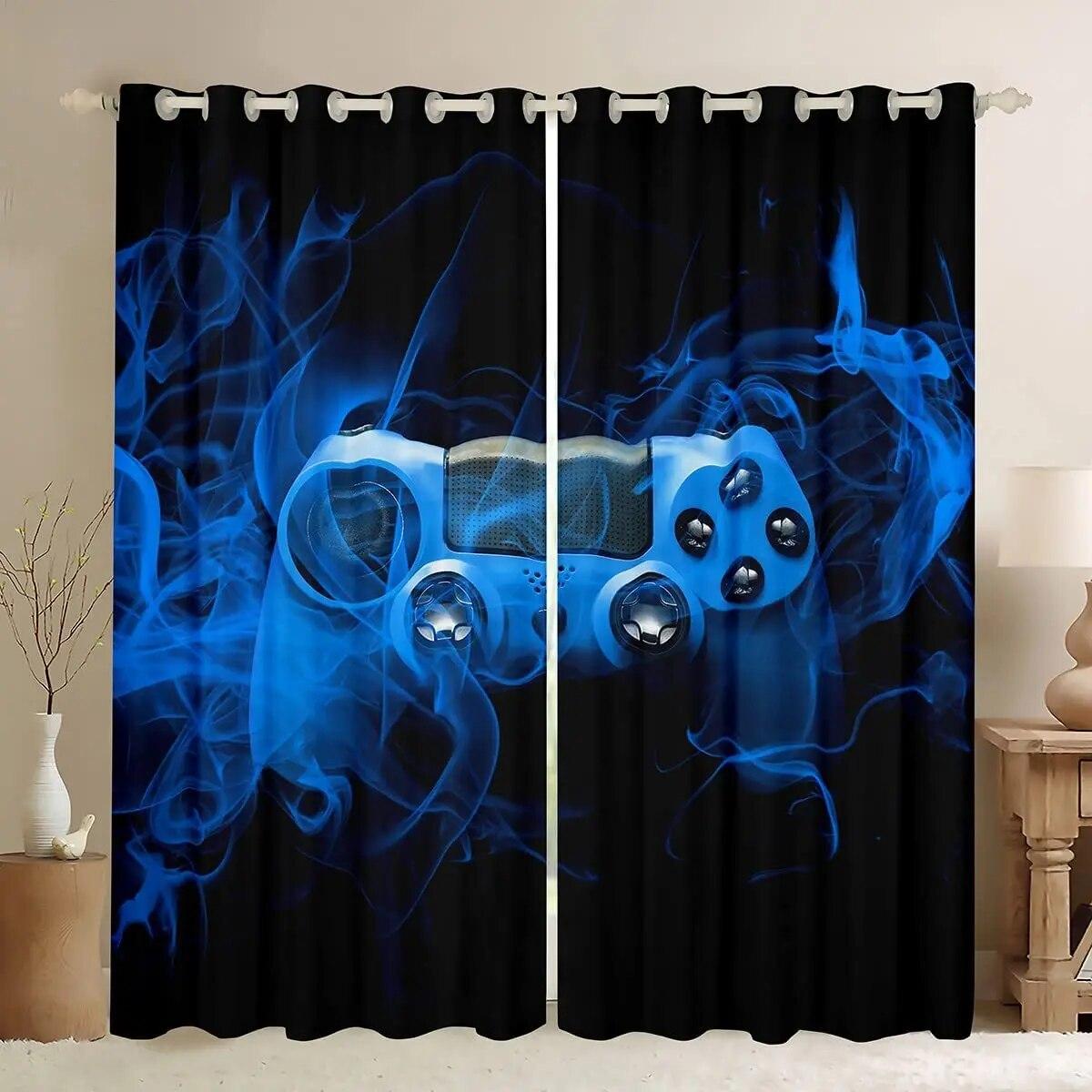 3D Digital Print Game Gamepad Gamer Window Curtains Custom Size For Bedroom Living Room Kids Room Drapes W50xH130(CM)x2PCS-Rod pocket
3D Digital Print Game Gamepad Gamer Window Curtains Custom Size For Bedroom Living Room Kids Room Drapes W50xH130(CM)x2PCS-Rod pocket