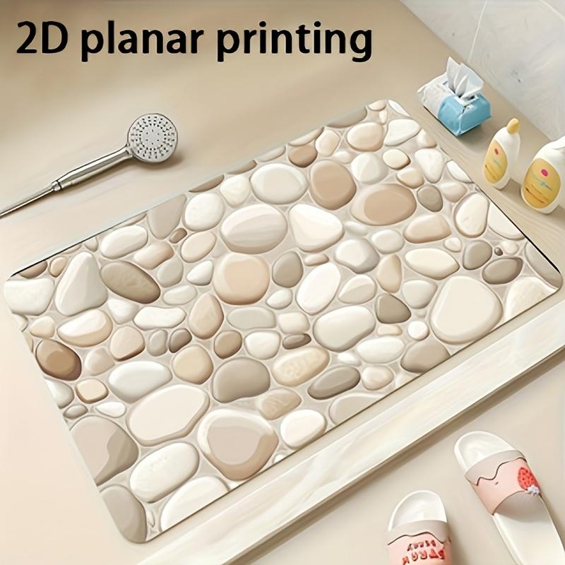 Natural Pebble Texture Bathroom Mat Beige Bathroom Mat Non-Slip Quick-Dry Entrance Kitchen Entryway Door Mat Home Decorati 40X60CM(1.3X2FT
Natural Pebble Texture Bathroom Mat Beige Bathroom Mat Non-Slip Quick-Dry Entrance Kitchen Entryway Door Mat Home Decorati 40X60CM(1.3X2FT