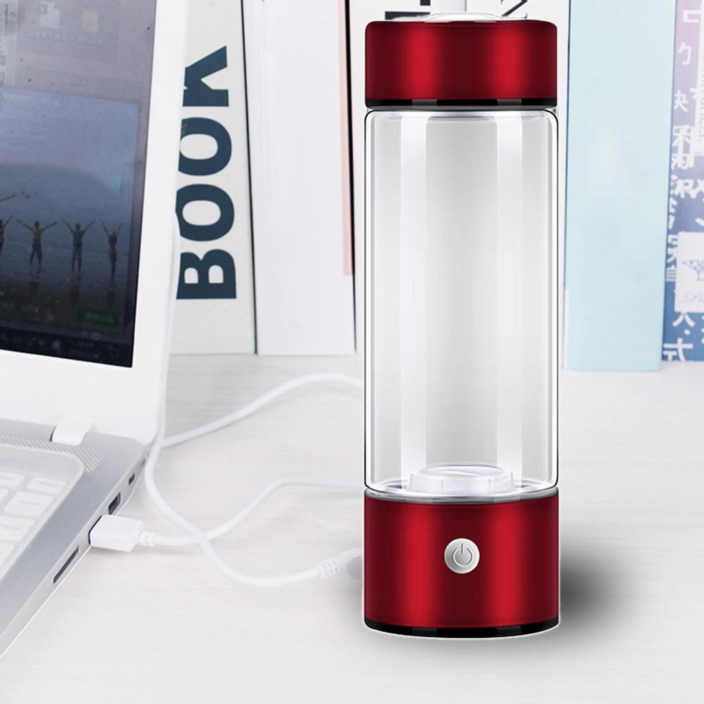 Anti-slip Glass Generator Water Bottle Rechargeable 10W 700-800ppb красный
Anti-slip Glass Generator Water Bottle Rechargeable 10W 700-800ppb красный