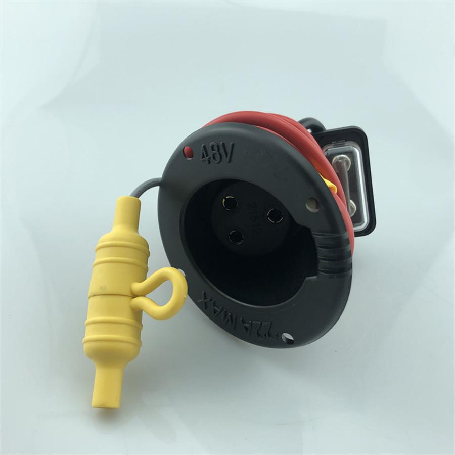 48V DC Power Charger Socket Fuse Cord Assy for Club Car DS Cart 101802101
48V DC Power Charger Socket Fuse Cord Assy for Club Car DS Cart 101802101