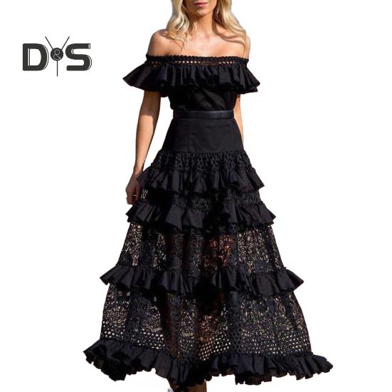 Женское платье-бандо с открытыми плечами, макси-платье с вышивкой в стиле пэчворк и кружевом, выпускное платье для свадьбы M чёрный
Женское платье-бандо с открытыми плечами, макси-платье с вышивкой в стиле пэчворк и кружевом, выпускное платье для свадьбы M чёрный