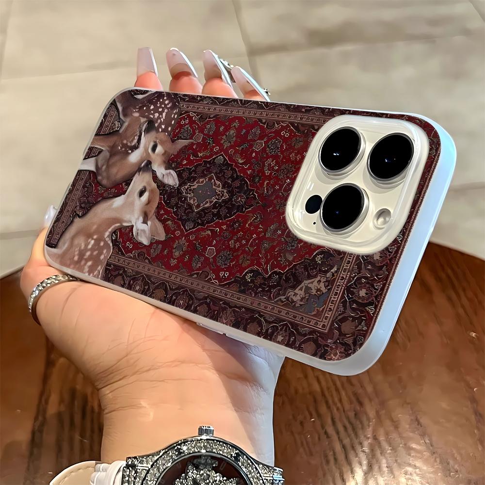 Double Deer Kissing Patter Phone Case For IPhone 17 13 15 11 12 14 16 Pro Max Air Shockproof Transparent Cover Silicone Fundas iphone 11 Pro
Double Deer Kissing Patter Phone Case For IPhone 17 13 15 11 12 14 16 Pro Max Air Shockproof Transparent Cover Silicone Fundas iphone 11 Pro