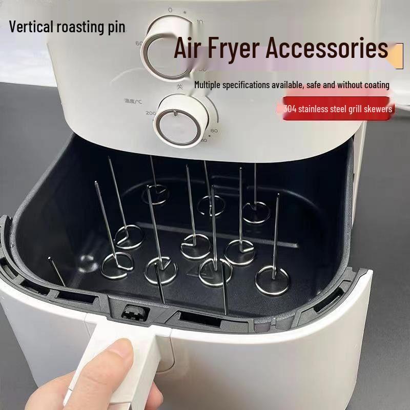 Многофункциональная вертикальная аэрофритюрница из нержавеющей стали, стойка для жарки и шампуров
Многофункциональная вертикальная аэрофритюрница из нержавеющей стали, стойка для жарки и шампуров