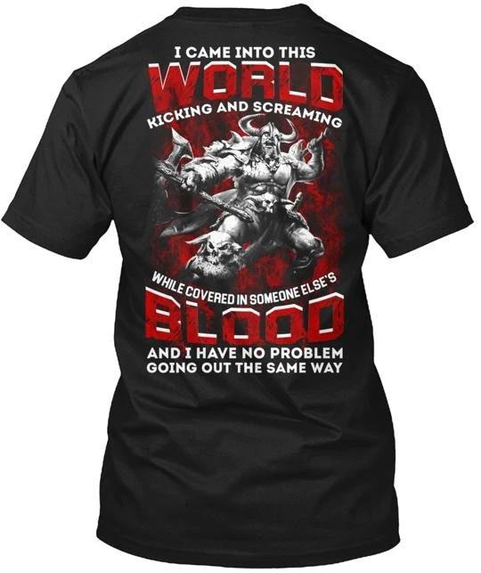 VIKING BLOOD T-Shirt Made in the USA Size S to 5XL 4XL
VIKING BLOOD T-Shirt Made in the USA Size S to 5XL 4XL