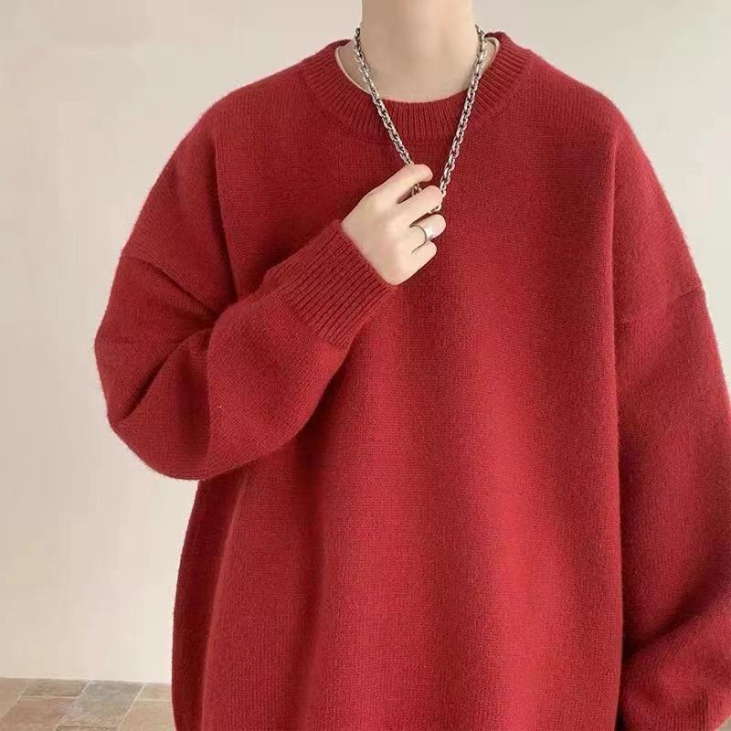 Жіночий Модний В язаний Светр Вільного Крою - Однотонний, Круглий Виріз, Трикотажний Одяг в Осінньо-Зимовому Стилі M червоний
Жіночий Модний В язаний Светр Вільного Крою - Однотонний, Круглий Виріз, Трикотажний Одяг в Осінньо-Зимовому Стилі M червоний