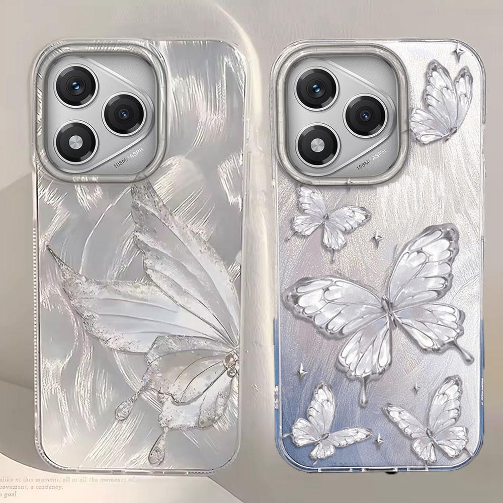 Luxury Laser Silver Butterfly Texture Phone Case for Honor 400 200 Pro Magic 7 Lite X9a X9b X9c X8b X8c X8a Shell Silicone Cover Honor 200 білий
Luxury Laser Silver Butterfly Texture Phone Case for Honor 400 200 Pro Magic 7 Lite X9a X9b X9c X8b X8c X8a Shell Silicone Cover Honor 200 білий