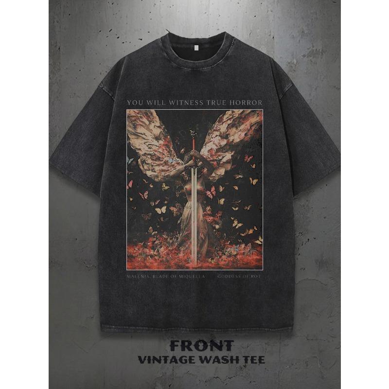 European sizes Stylish Round-Neck Casual Vintage Washed T-Shirt Featuring a Design Comfortable Loose Fit Retro Casual Streetwear 5XL сірий
European sizes Stylish Round-Neck Casual Vintage Washed T-Shirt Featuring a Design Comfortable Loose Fit Retro Casual Streetwear 5XL сірий