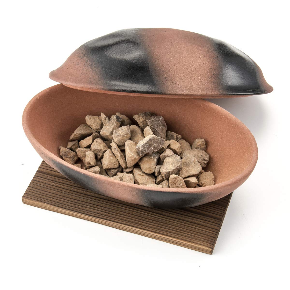 Microwaveable Stone-baked Sweet Potato Pot (with 300g of natural stone): Made in Japan
Microwaveable Stone-baked Sweet Potato Pot (with 300g of natural stone): Made in Japan