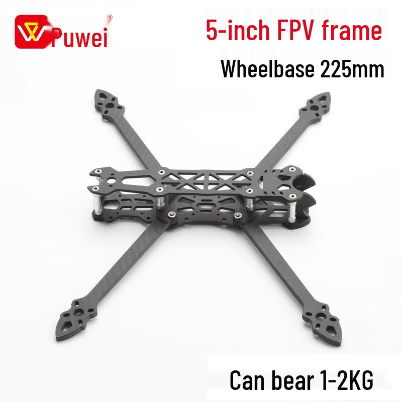 Puwey Mark4 Carbon Fiber FPV Drone Frame
Puwey Mark4 Carbon Fiber FPV Drone Frame