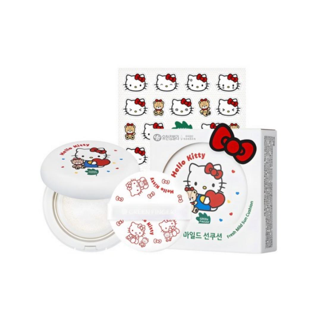 Мягкий солнцезащитный кушон Green Finger Hello Kitty для детей (SPF50+ PA++++, 14 г)
Мягкий солнцезащитный кушон Green Finger Hello Kitty для детей (SPF50+ PA++++, 14 г)