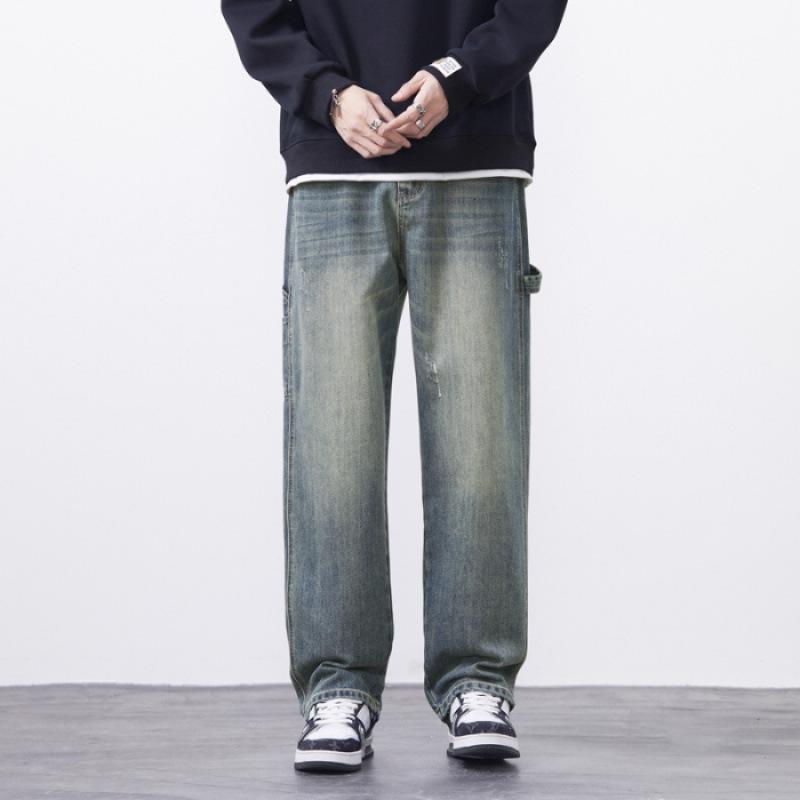 JYL Brand-new loose straight jeans retro basic simple general pants 28
JYL Brand-new loose straight jeans retro basic simple general pants 28