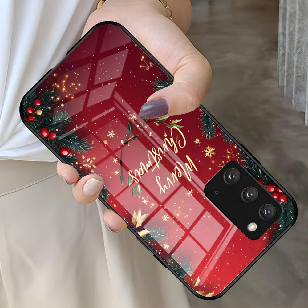 Merry Christmas Tree Phone Case For Samsung S26 S25 S24 FE S23 S22 S21 Plus S20 Ultra Note20Ultra Black Glass Cover Galaxy S21 Ultra 5G
Merry Christmas Tree Phone Case For Samsung S26 S25 S24 FE S23 S22 S21 Plus S20 Ultra Note20Ultra Black Glass Cover Galaxy S21 Ultra 5G