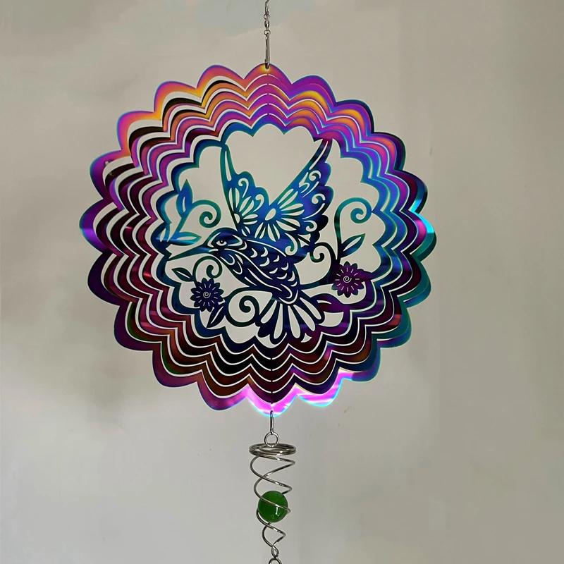 3D Hummingbird Wind Chimes Crystal Sun Catcher Stained Glass Pendant Garden Decoration Birds Wind Spinner Home Decor Accessories
3D Hummingbird Wind Chimes Crystal Sun Catcher Stained Glass Pendant Garden Decoration Birds Wind Spinner Home Decor Accessories