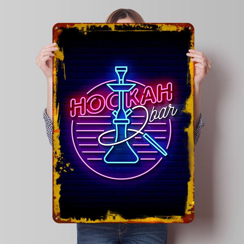 Hookah Bar Poster Customized Wall Art Vintage Metal Signs Retro Tin Plaque for Man Cave Mancave Decoration Room Home Decor Items 7.9x11.8In(20x30cm)
Hookah Bar Poster Customized Wall Art Vintage Metal Signs Retro Tin Plaque for Man Cave Mancave Decoration Room Home Decor Items 7.9x11.8In(20x30cm)
