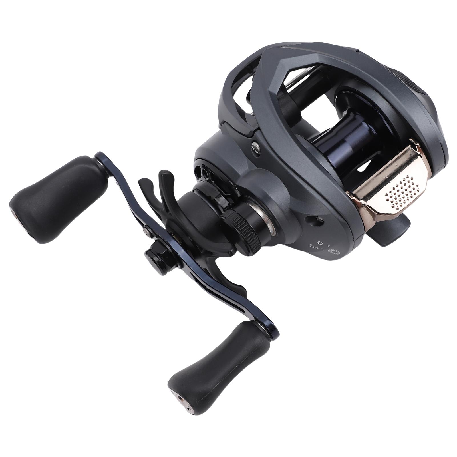 Dual Braking System Fishing Reel 7.0:1 Baitcasting Reels 5+1BB 13.2 Lb Drag Baitcaster Reels Q1 Left Hand Left Hand
Dual Braking System Fishing Reel 7.0:1 Baitcasting Reels 5+1BB 13.2 Lb Drag Baitcaster Reels Q1 Left Hand Left Hand