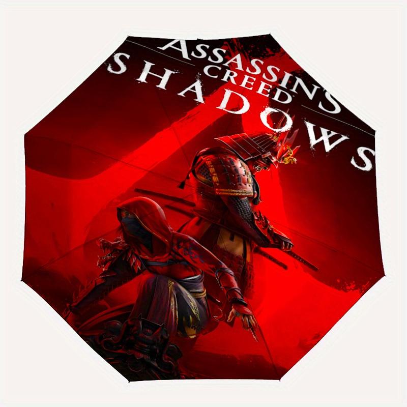 1pc Assassin s Creed Self-Folding Umbrella, 8-Bone Compact Travel Umbrella, Durable Plastic And Iron Frame103
1pc Assassin s Creed Self-Folding Umbrella, 8-Bone Compact Travel Umbrella, Durable Plastic And Iron Frame103