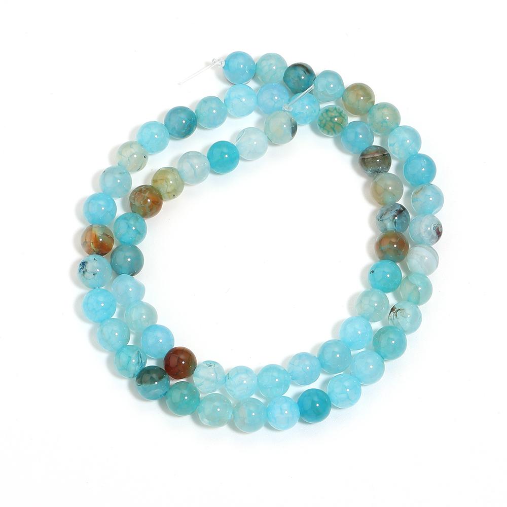 1 Strand 6 8 10mm Natural Stone Dragon Agates Beads Lake Blue Round Loose Gem Beads For Jewelry Making DIY Bracelets Necklace
1 Strand 6 8 10mm Natural Stone Dragon Agates Beads Lake Blue Round Loose Gem Beads For Jewelry Making DIY Bracelets Necklace