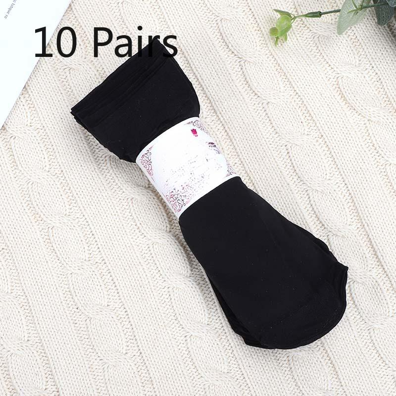 10 Pairs of Women s Spring and Summer Thin Style High Elastic Wear Resistant Anti Hook Silk Short Socks 10 pairs чорний
10 Pairs of Women s Spring and Summer Thin Style High Elastic Wear Resistant Anti Hook Silk Short Socks 10 pairs чорний