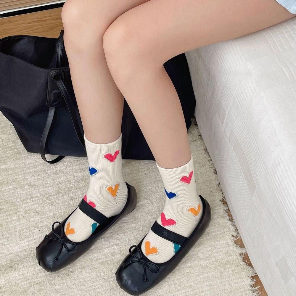 Korean Style Mixed-Color Socks Knitting Middle Tube Socks Patchwork Color Socks Streetwear B
Korean Style Mixed-Color Socks Knitting Middle Tube Socks Patchwork Color Socks Streetwear B